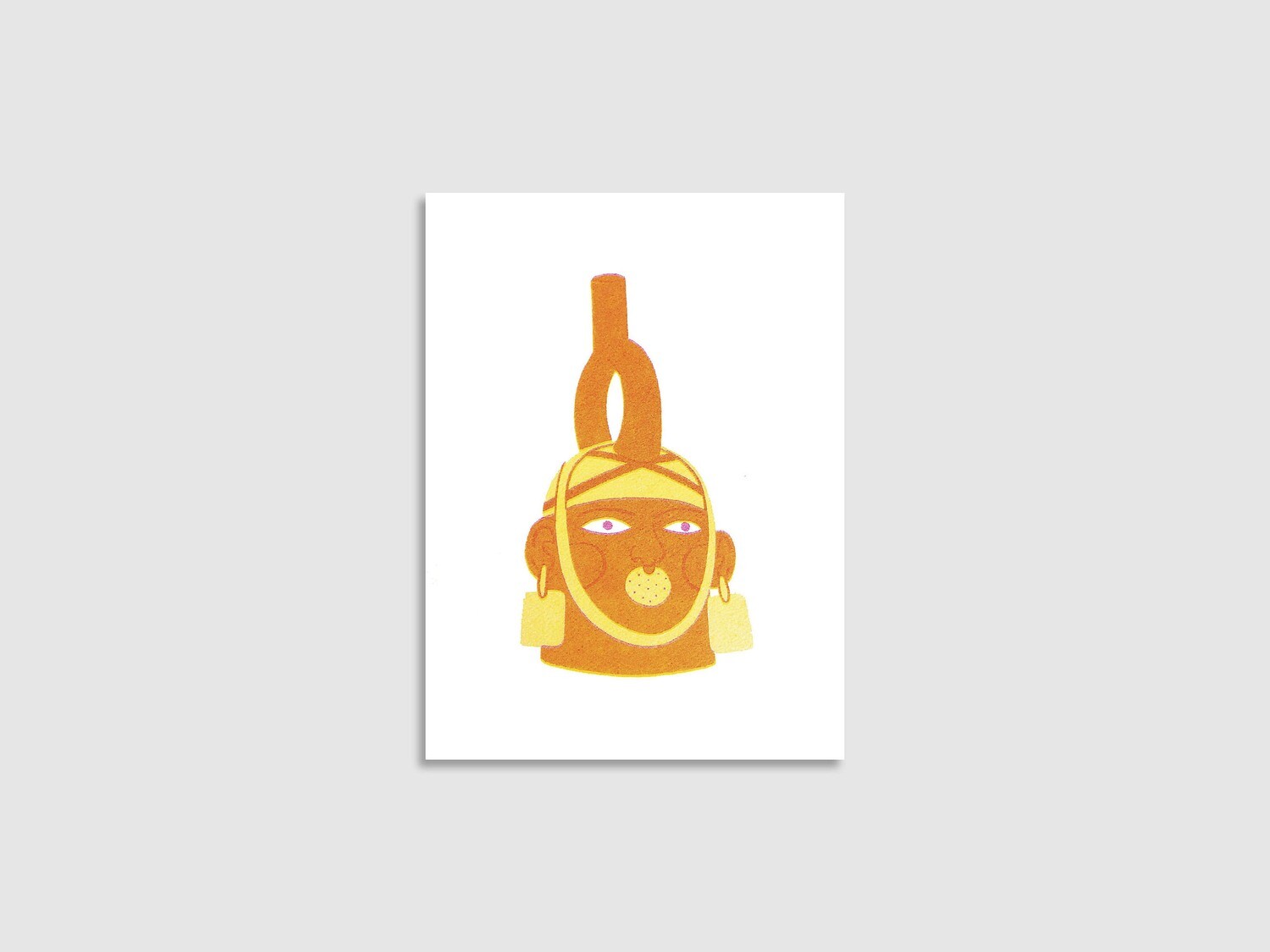 Huaco Retrato Moche Print
