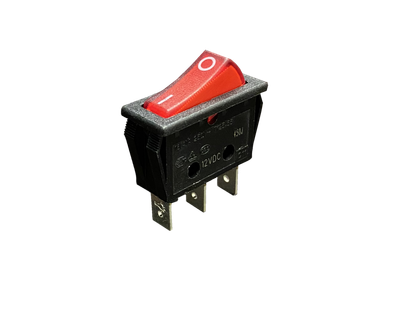 100406, Rocker Switch, 20A 12VDC Red Illuminated, scaWaterjet