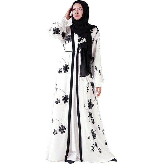 Dubai Floral Abaya