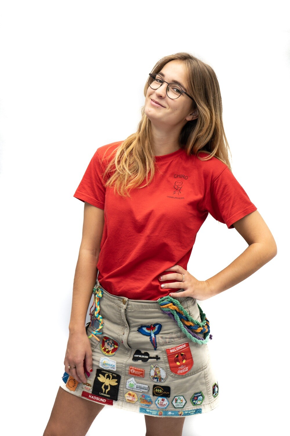 T-shirt Chiro Hamburgers Volwassenen