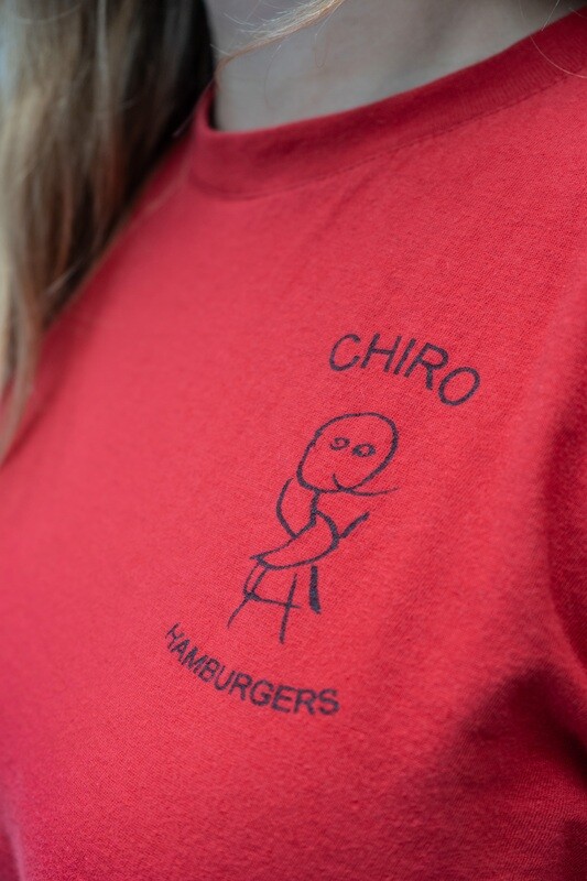 T-shirt Chiro Hamburgers Volwassenen