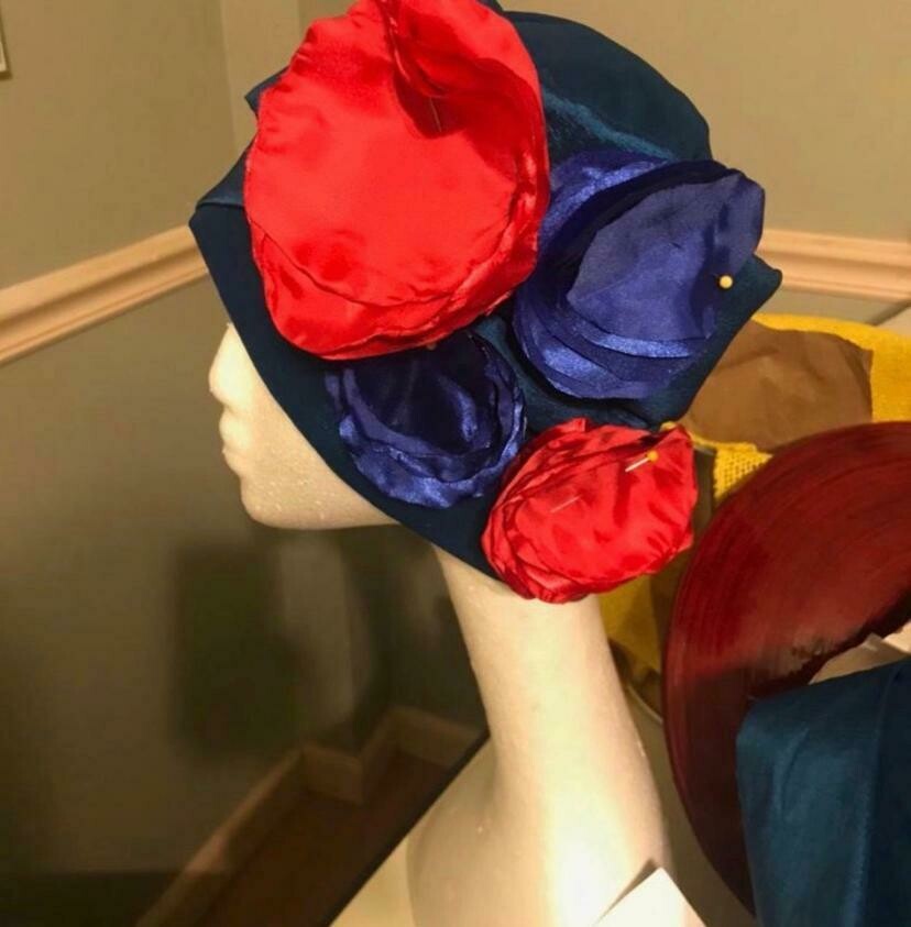 Evening Satin Bonnet