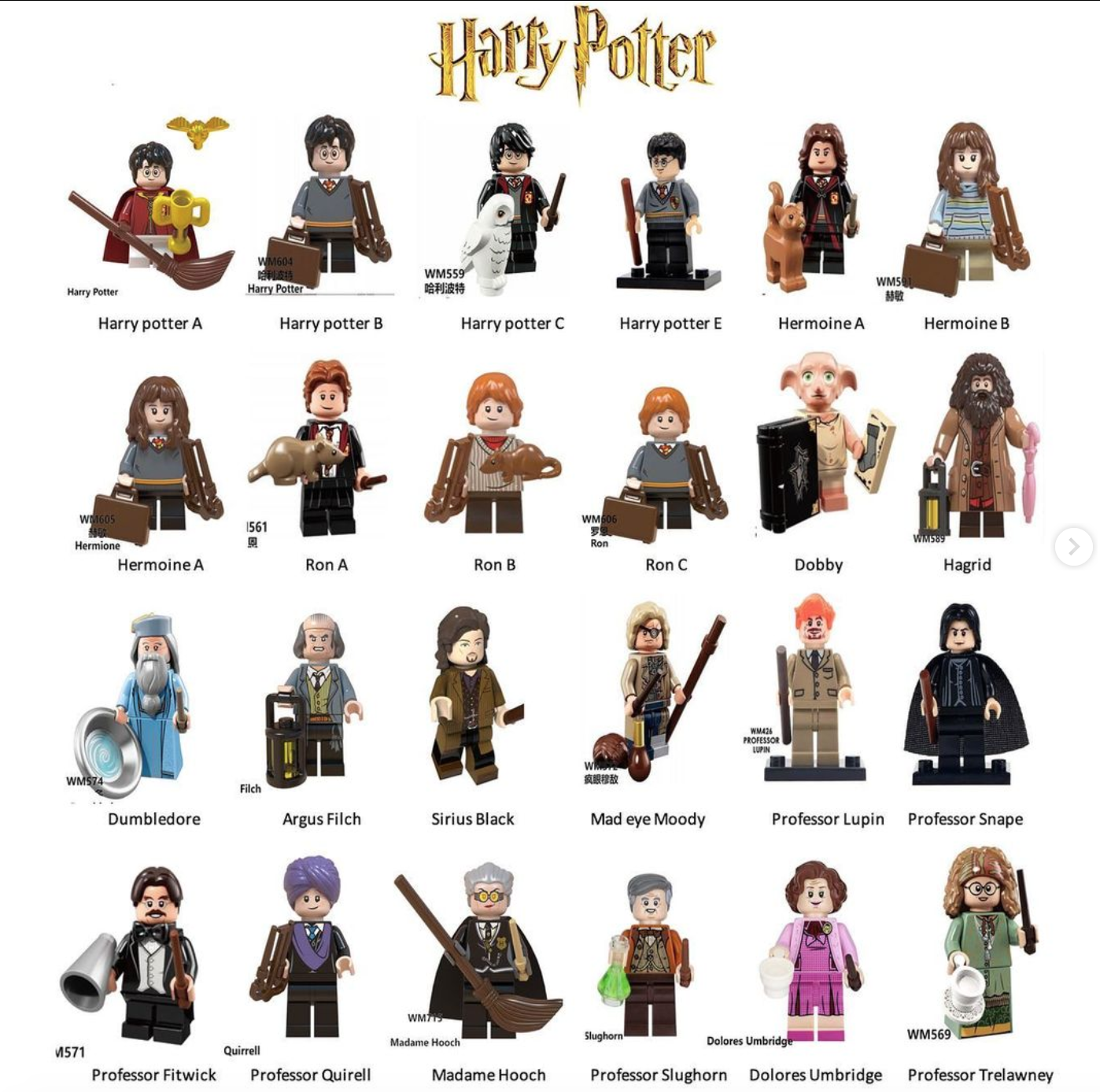 middelalderlig Forklaring race Harry Potter - Custom Lego Minifigures