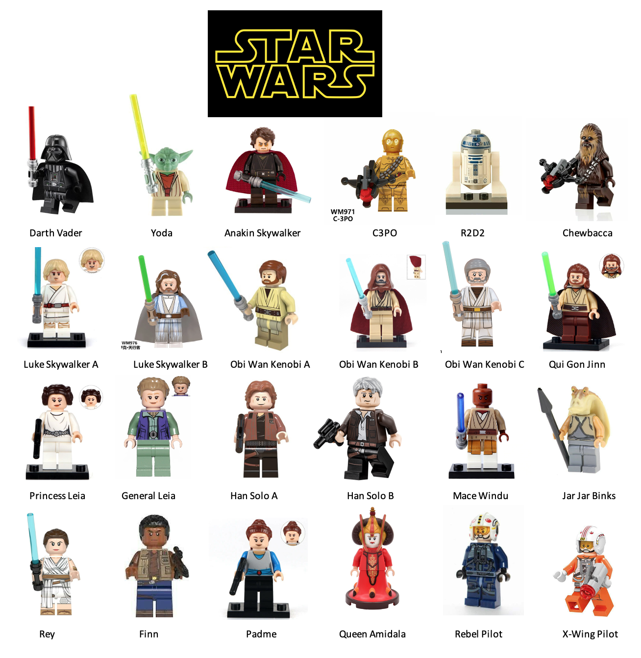 Star Wars - Custom Lego Minifigures