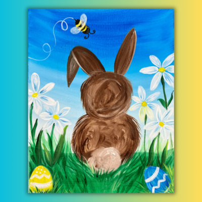 Chocolate Easter Bunny Painting at Home Kit & Video Tutorial