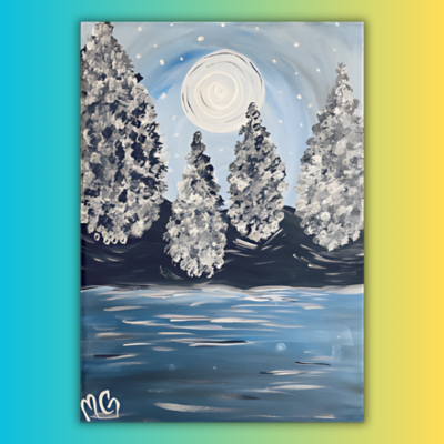 Frozen Lake Painting Kit & Video Tutorial