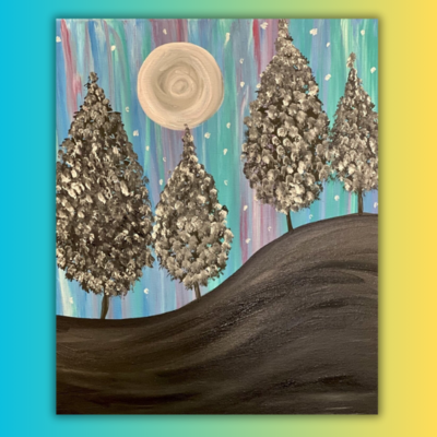 Galaxy Forest Paint at home kit & Video Tutorial