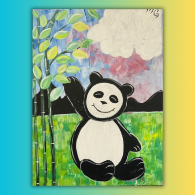 Goofy Panda Painting Kit & Video Tutorial