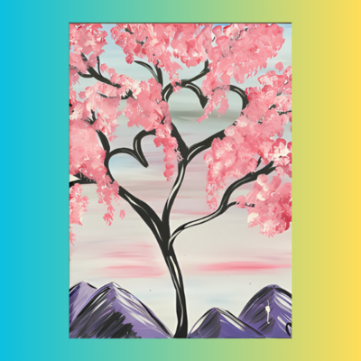 Love Tree at home Painting Kit & Video Tutorial