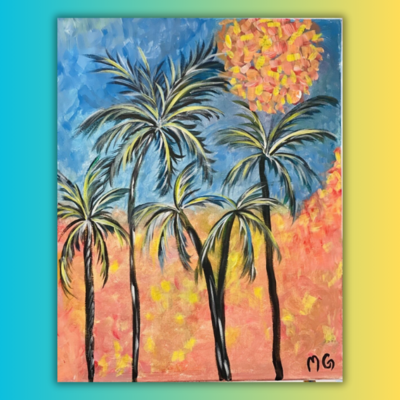 Palm's a Fire Painting Kit & Video Tutorial