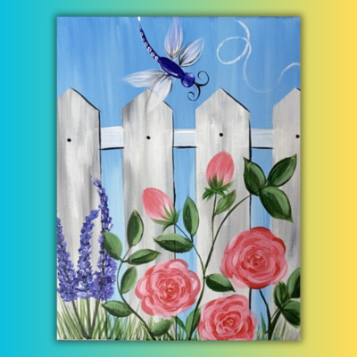 Spring Fence at home painting kit & Video Tutorial
