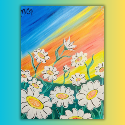 My Sweet Daisies At Home Painting Kit & Video Tutorial