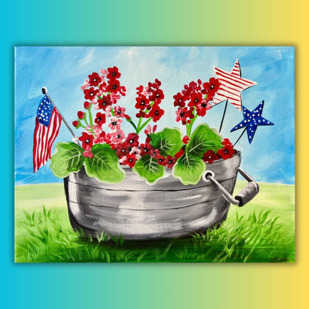 American Geranium Painting Kit & Video Tutorial