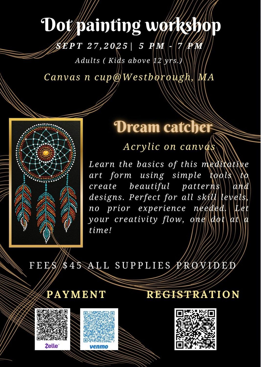 DOT Painting Workshop - September 27 - 5pm to 7pm