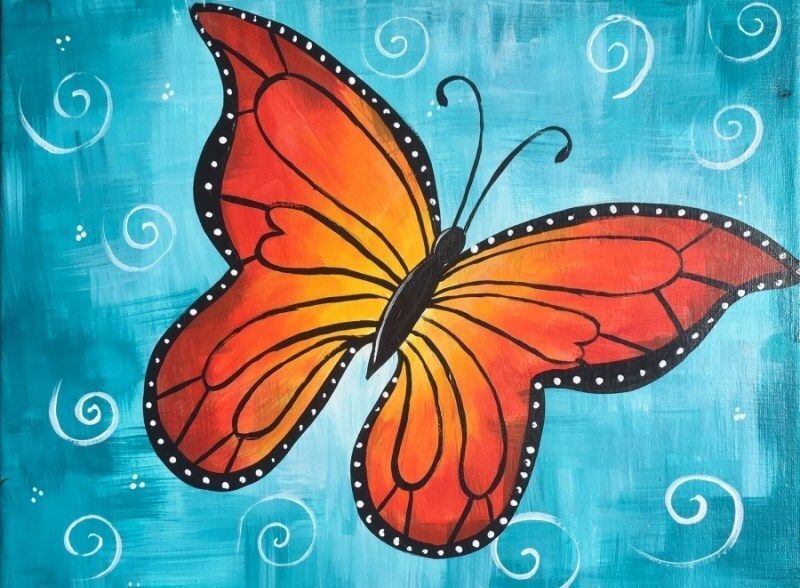 Butterfly Painting Kit & Video Tutorial