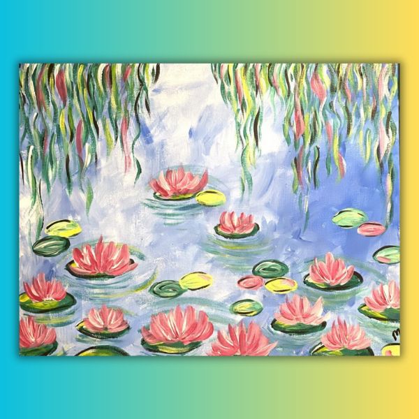 Monet's Waterlilies Painting Kit & Video Tutorial