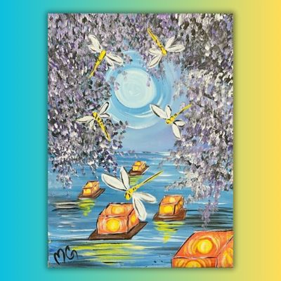 Dragon Flies At Home Painting Kit & Video Tutorial