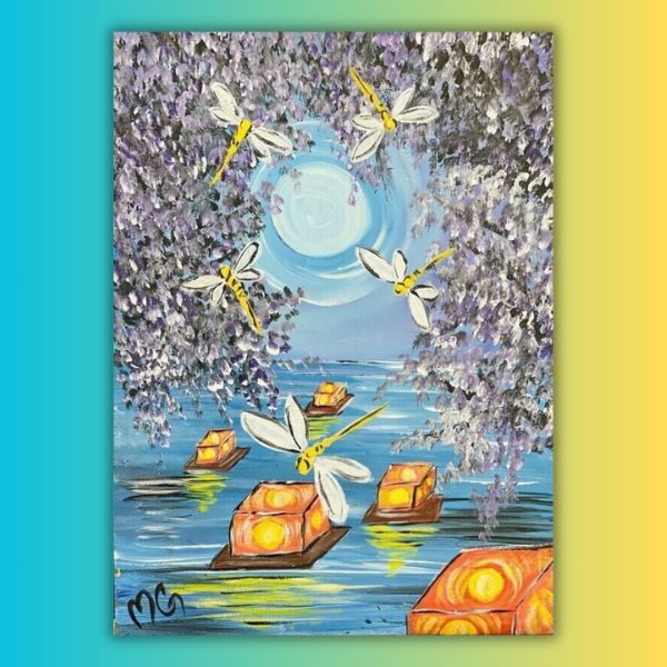 Dragon Flies At Home Painting Kit & Video Tutorial