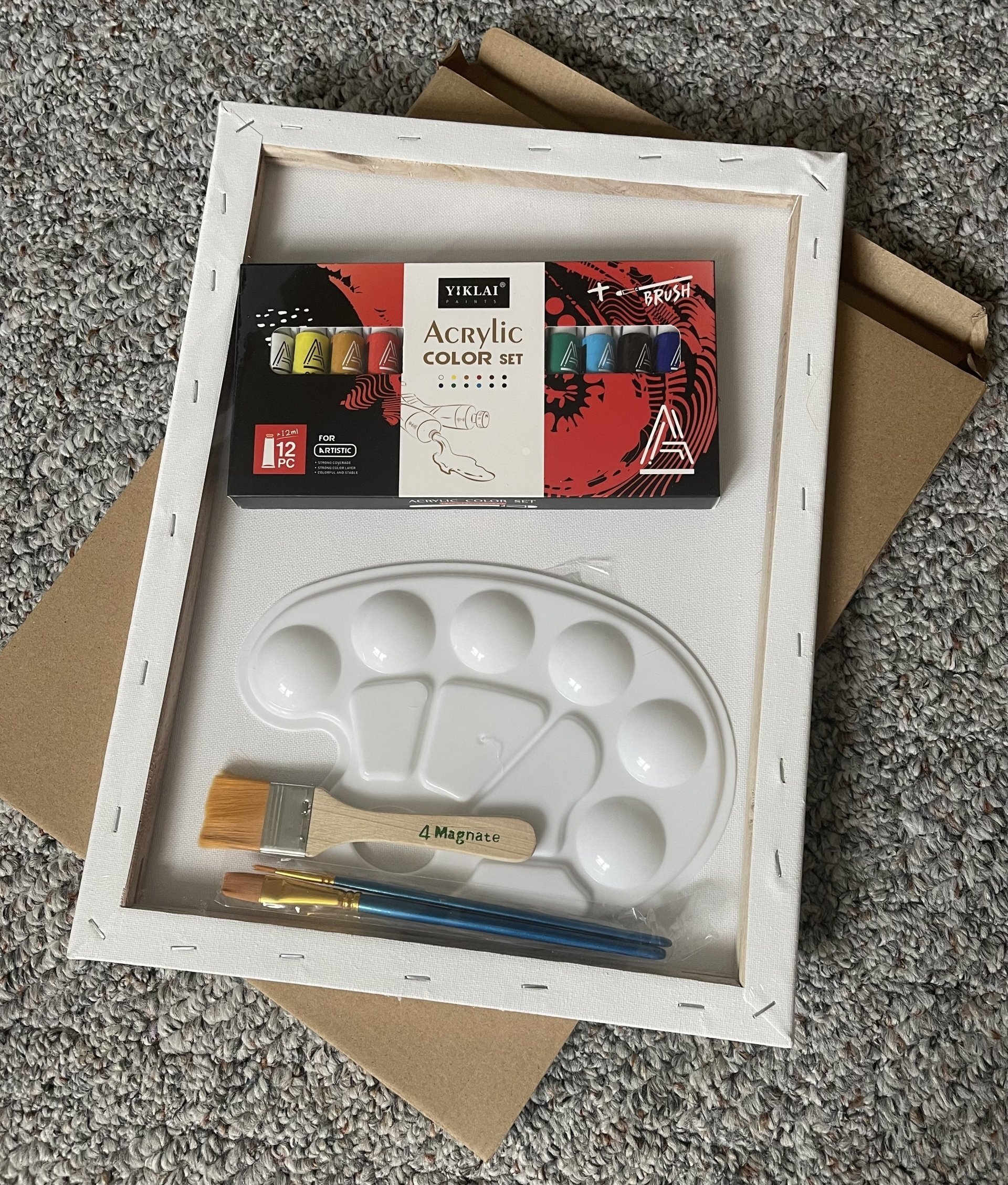 Poppy Field Paint at home kit & Video Tutorial