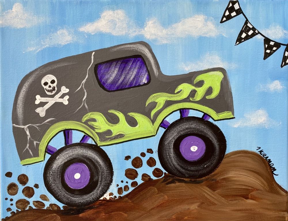 Monster Truck Painting Paint at home kit & Video Tutorial