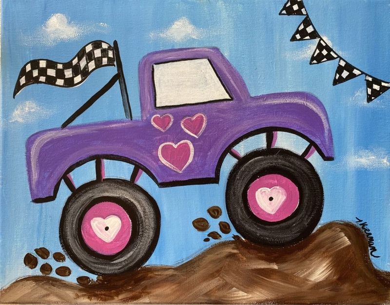 Monster Truck Painting Paint at home kit & Video Tutorial