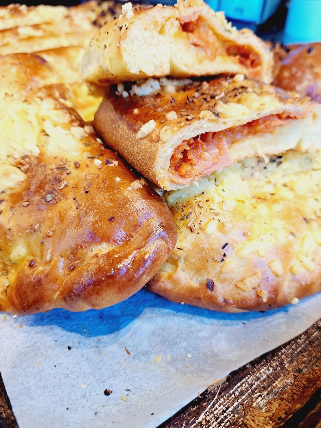 Italian sausage calezone