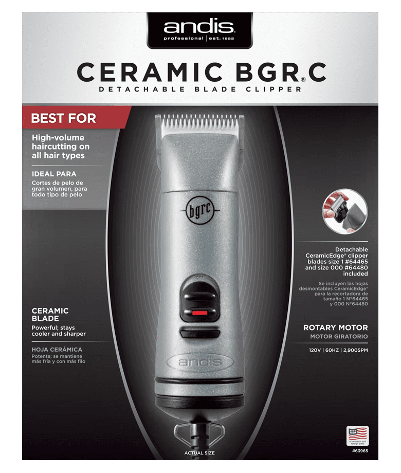 Andis Ceramic BGR®C Detachable Blade Clipper