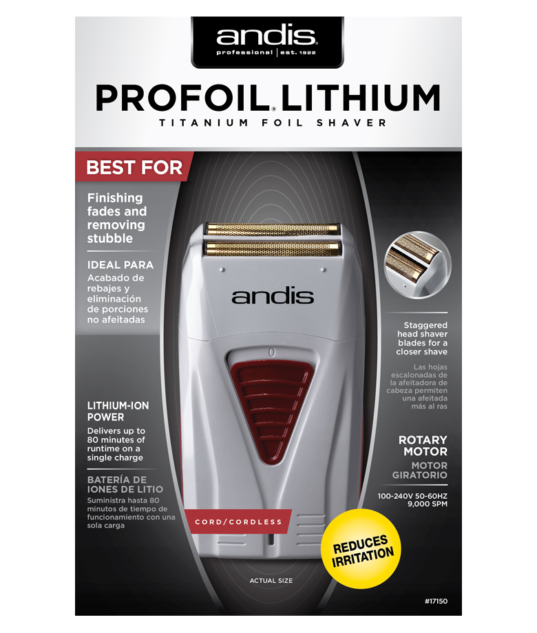 Andis ProFoil  Lithium Titanium Foil Shaver