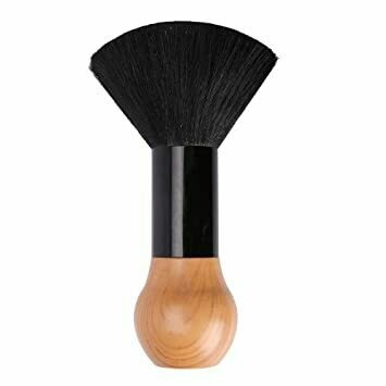Black Wood Neck Duster