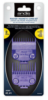 Andis Master 0 &amp; 1 Double Magnetic Guards