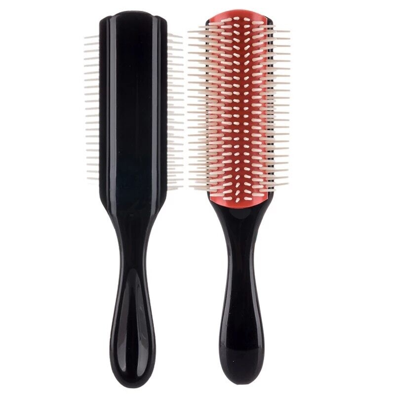 Curved Red Styling Comb