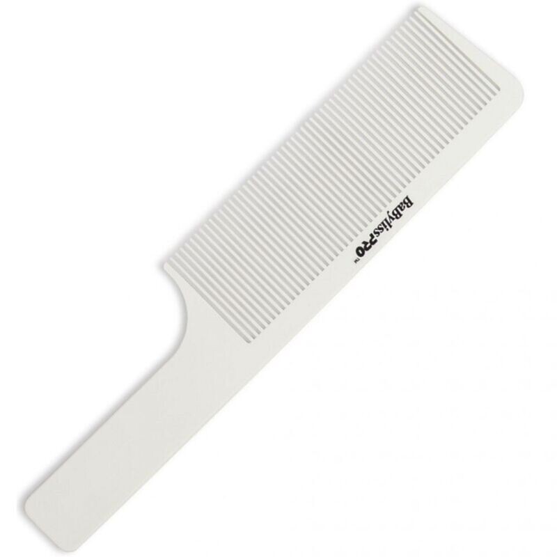 BabylissPro White Flat Top Comb