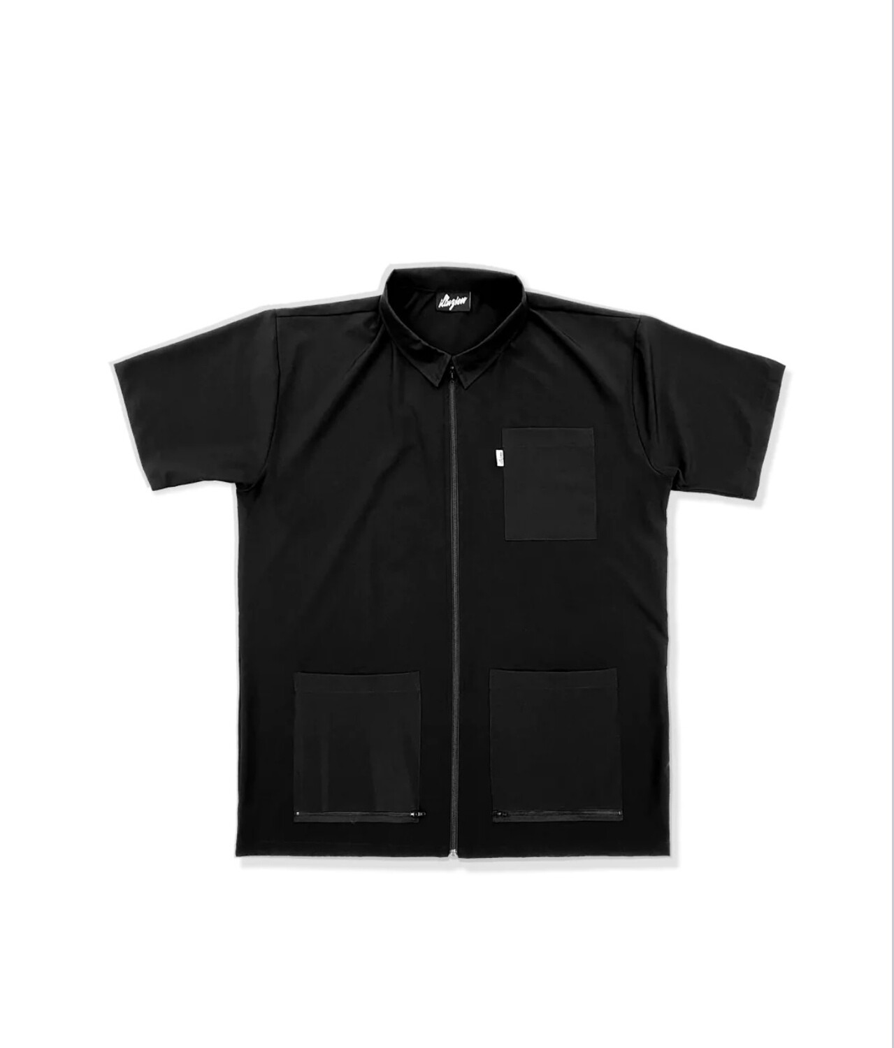 Illuzien All Traditional Black Barber Smock