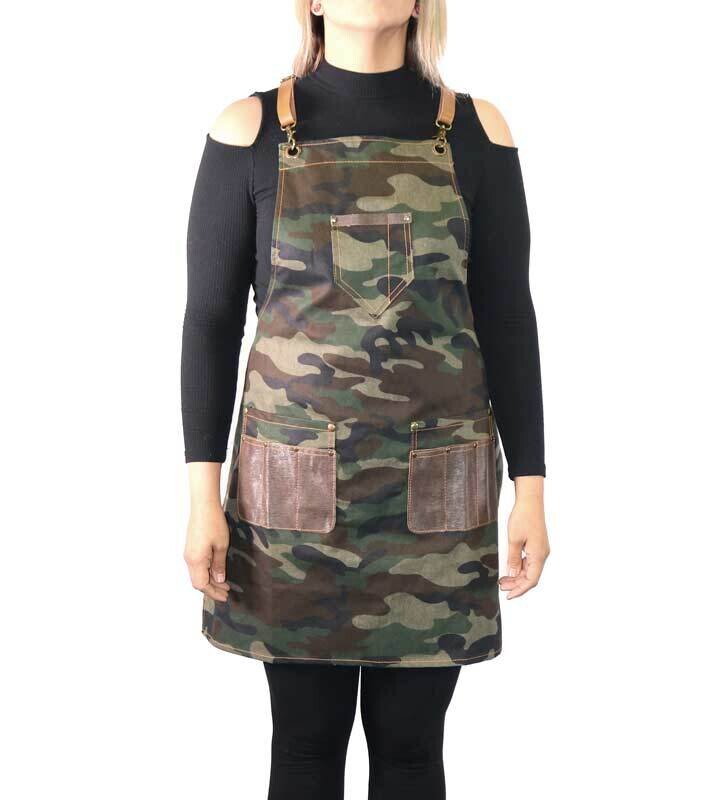 HairArt Camo Dark Wash Denim [Unisex]