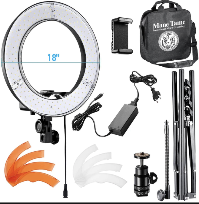 Mane Tame Ring Light 18&quot;