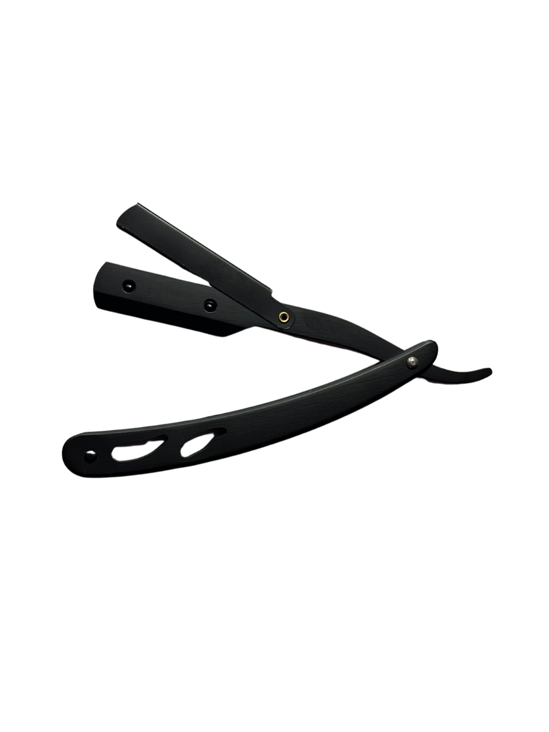 Solid Black Metal Razor