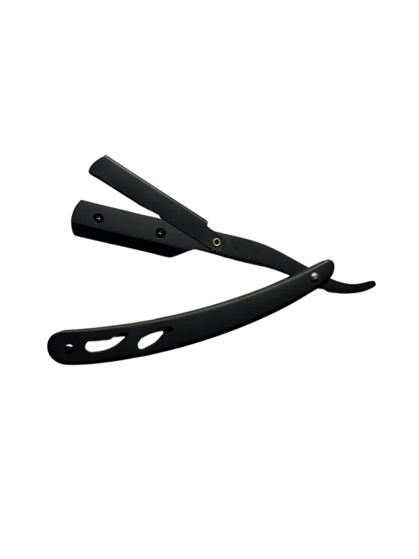 Solid Black Metal Razor