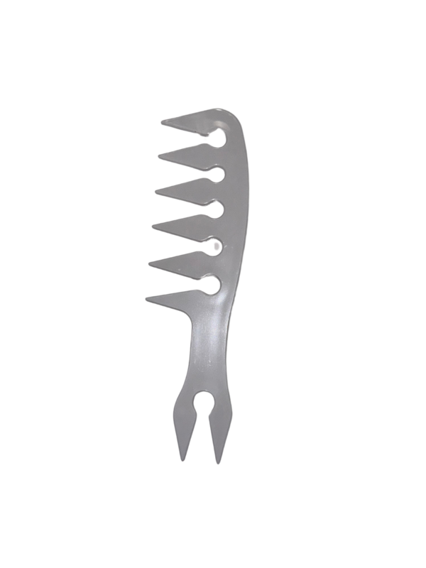 Bright White Large Tooth Styling Comb