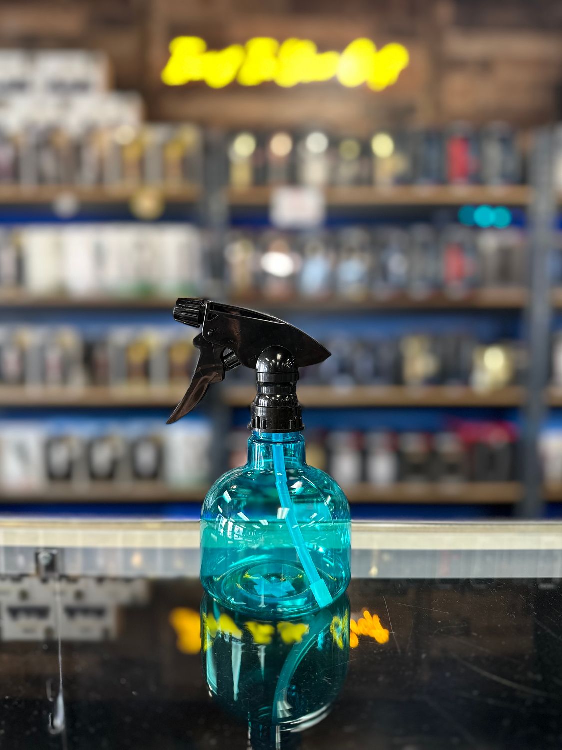 H2O Blue Spray Bottle
