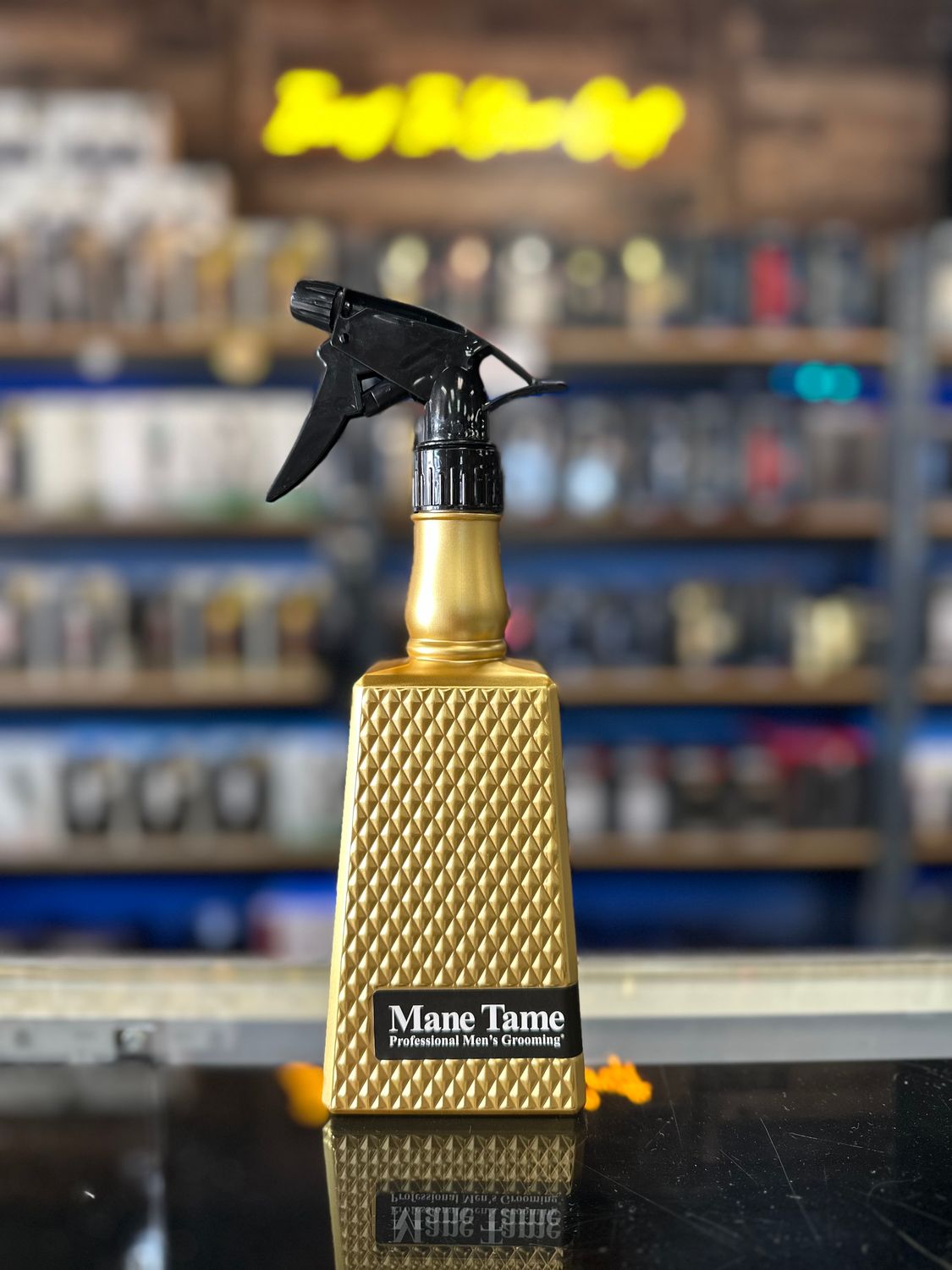 Mane Tame Gold Spray Bottle