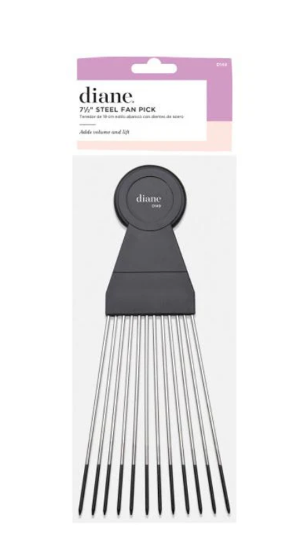 Diane 7 1/2" Steel Fan Pick