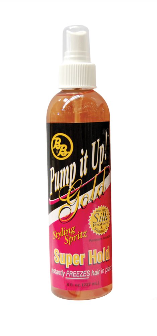 Bronner Bros Pump It Up Gold Styling Spritz 80%
