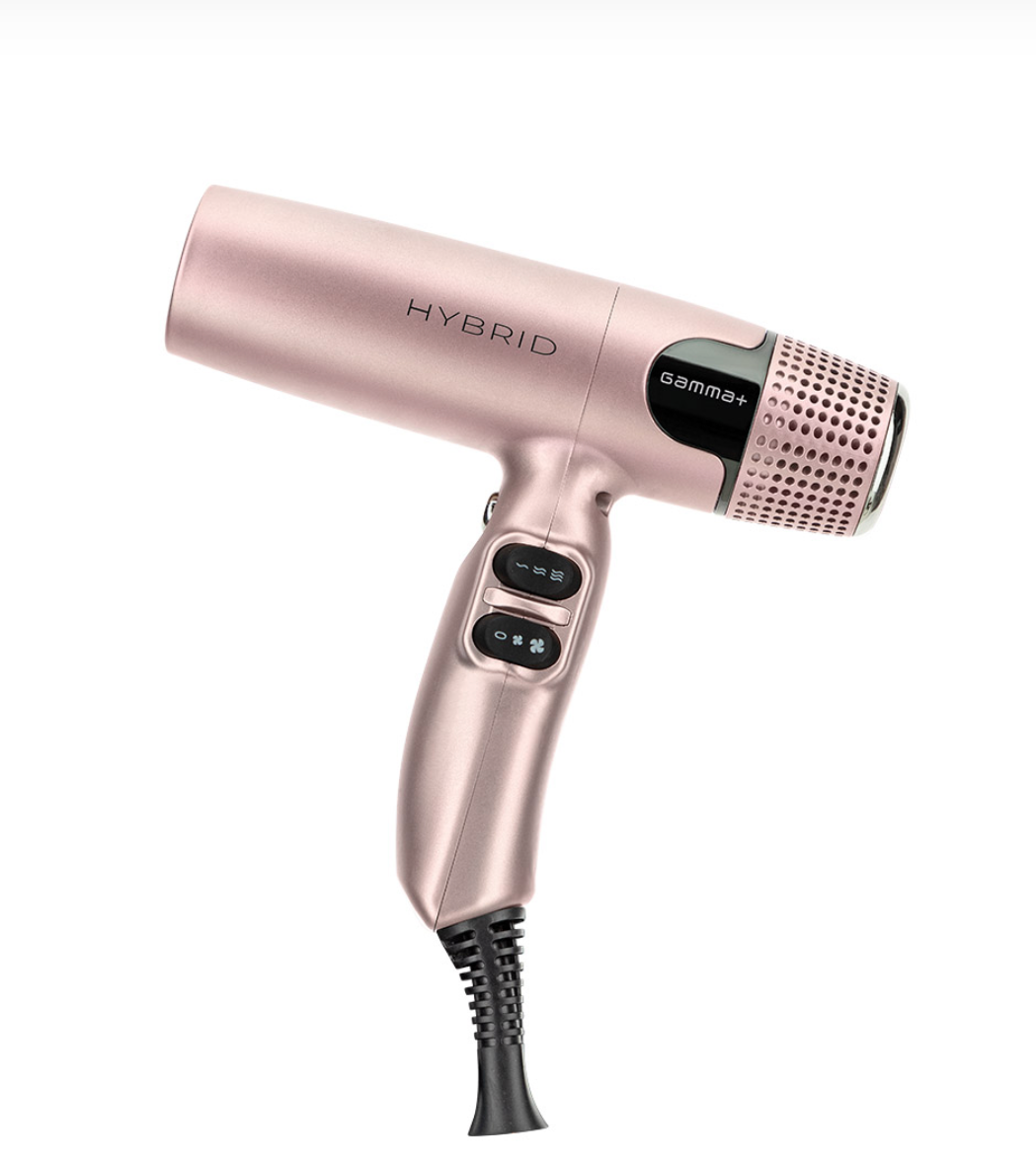 Gamma+ Hybrid Rose Gold Blow Dryer