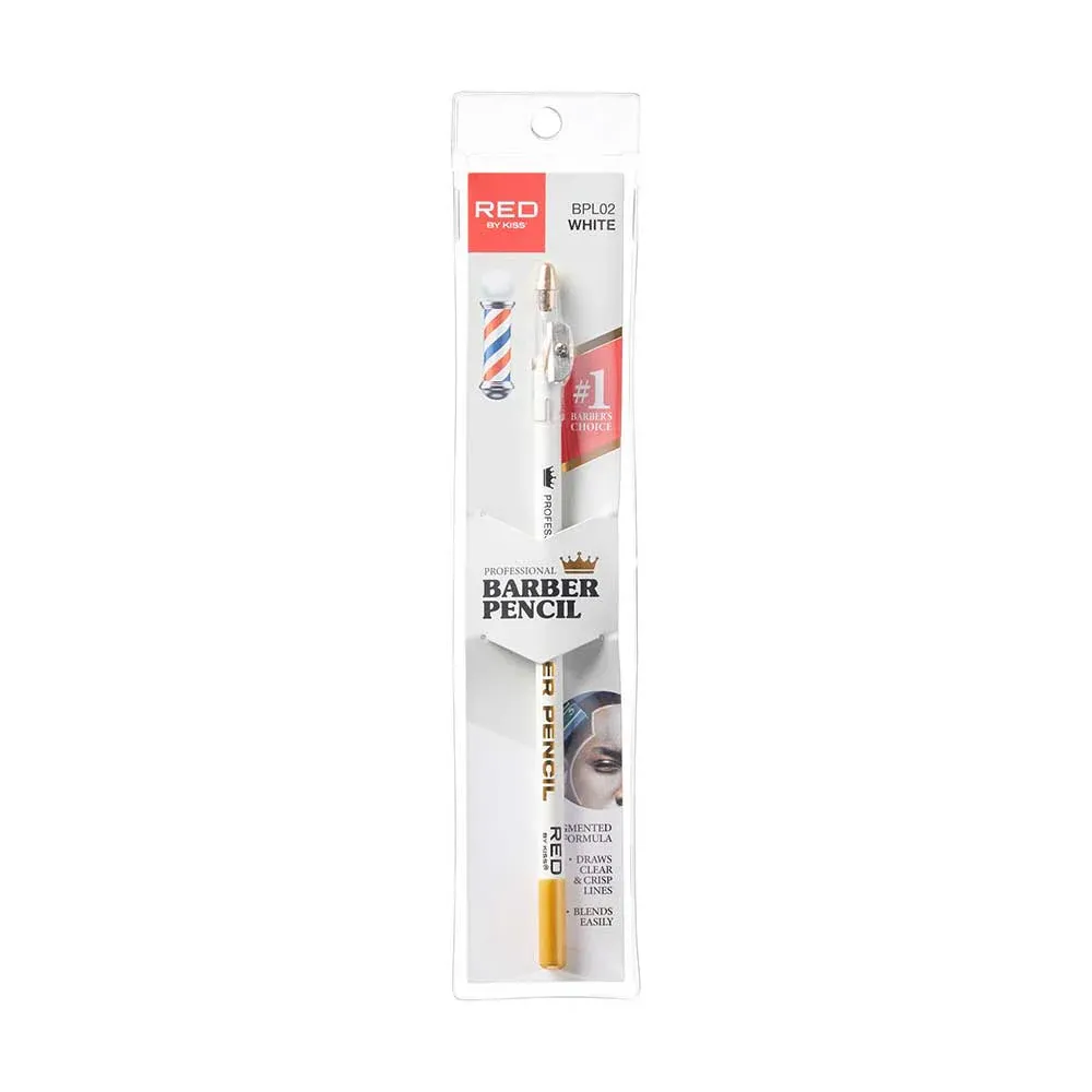 Red By Kiss White Barber Pencil