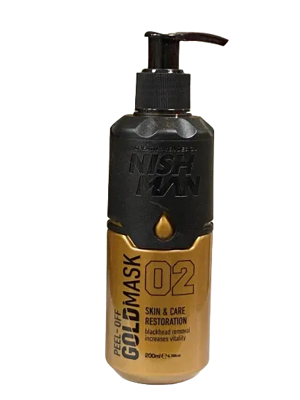 Nish Man 02 Gold Mask