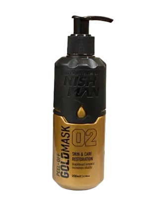 Nish Man 02 Gold Mask
