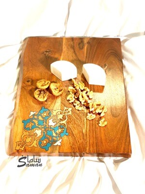 Cheeseboard With Hand Painted Design
