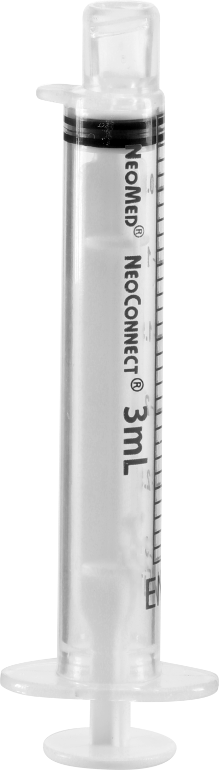NeoConnect Reusable O-Ring ENFit Syringes - 3mL