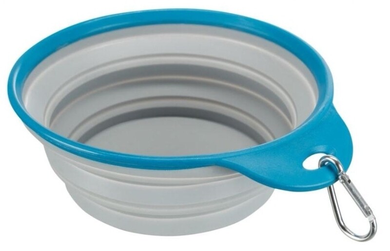 Faltnapf mit Plastikrand und Karabiner