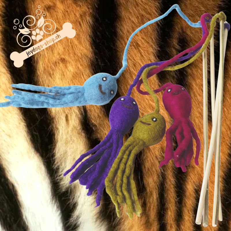 Tintenfisch Wolle Angel